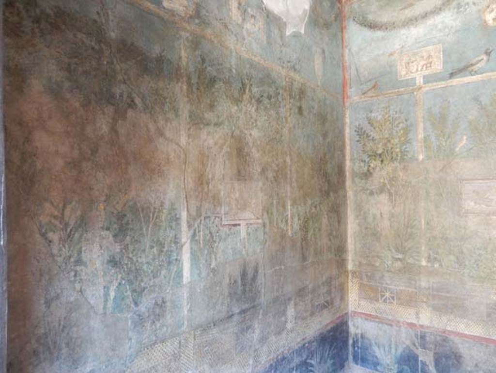 I.9.5 Pompeii. May 2016. Room 5, north wall and north-east corner. Photo courtesy of Buzz Ferebee.
