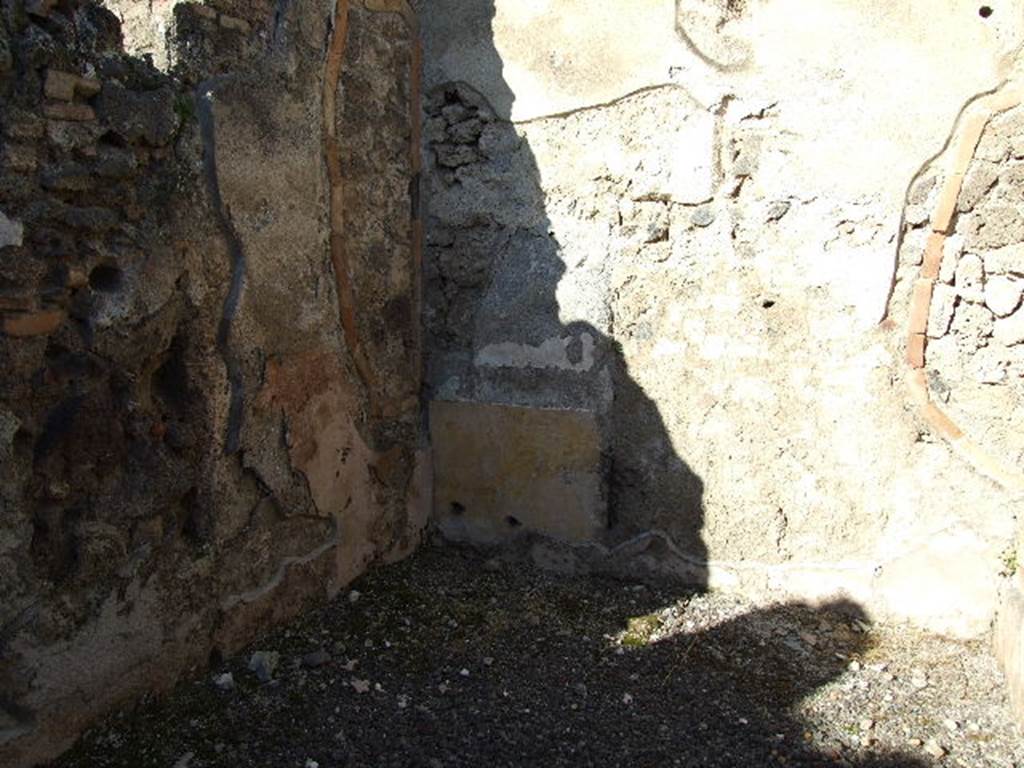 I.9.8 Pompeii. December 2006. Looking north into cubiculum, on right of corridor.  .
