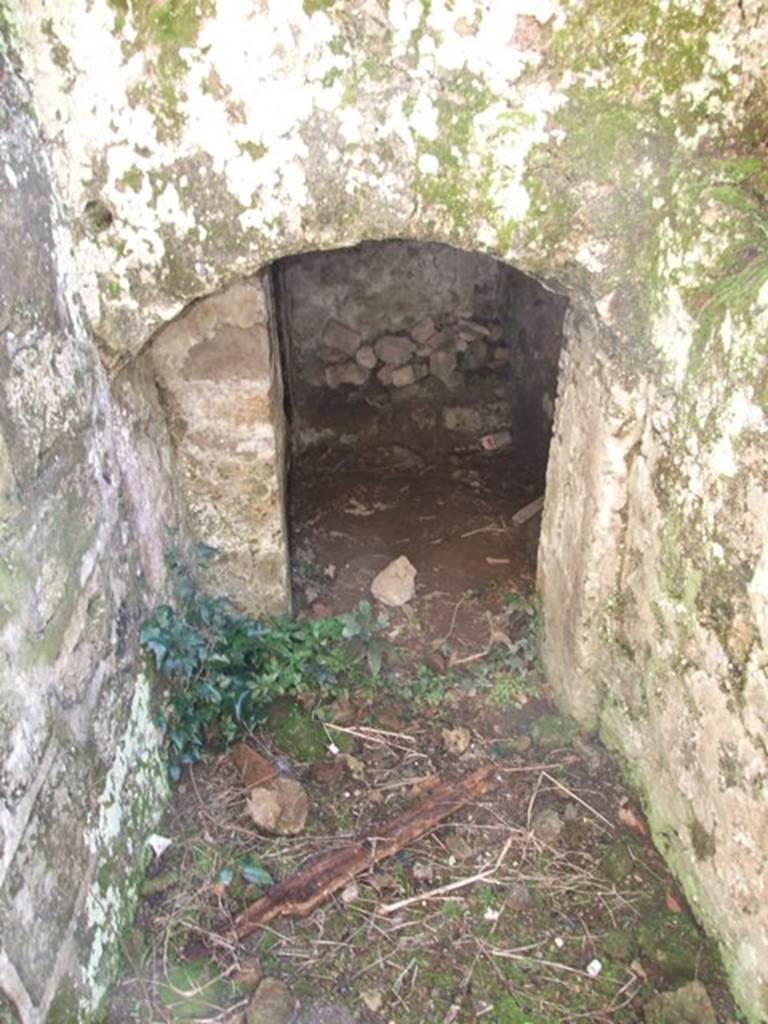 I.10.4 Pompeii. March 2009. Lower floor. Corridor leading south to praefurnium, room D.
