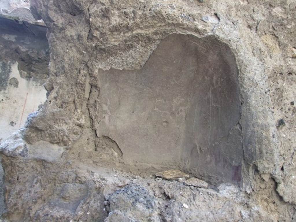 I.10.6 Pompeii. December 2007. Niche in west wall in small room to east of workshop.