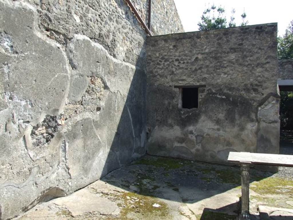 I.10.7 Pompeii. March 2009.   Room 4.  Atrium.   South east corner.