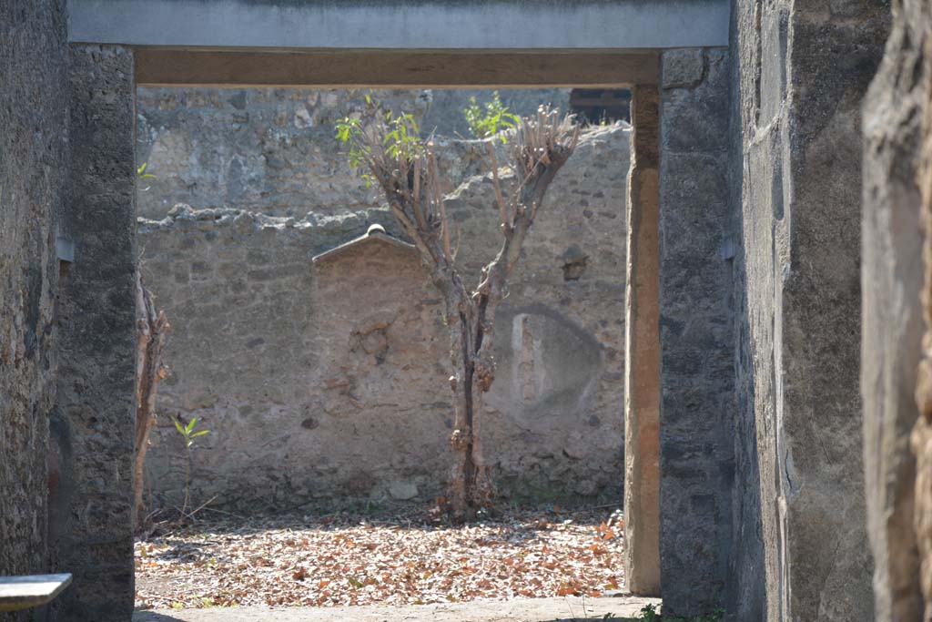 I.10.7 Pompeii. April 2017. Room 7, looking south across tablinum towards room 10, portico and garden area.
Photo courtesy Adrian Hielscher.