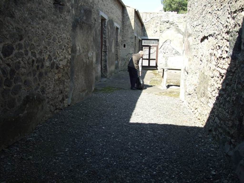 I.10.7 Pompeii. March 2009. Room 7. Tablinum, looking north to Atrium.
