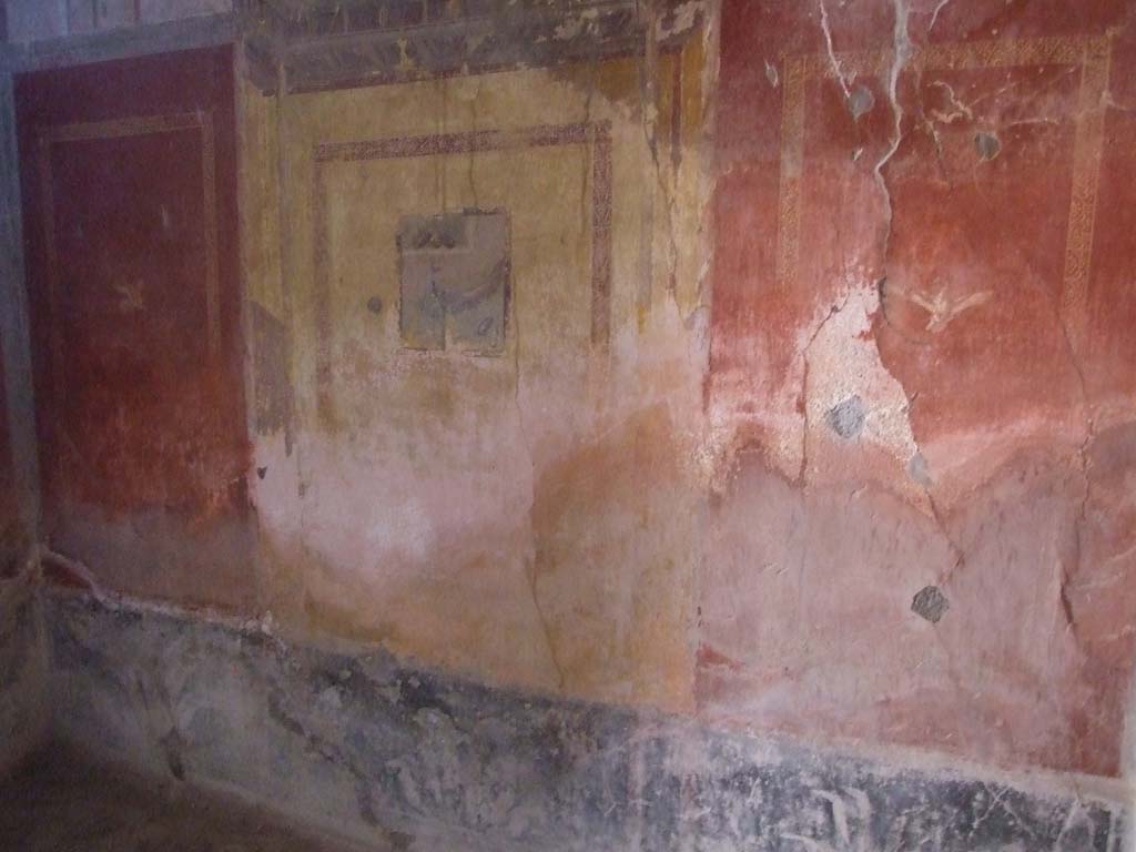 I.10.11 Pompeii. March 2009. Room 9, south wall of cubiculum.