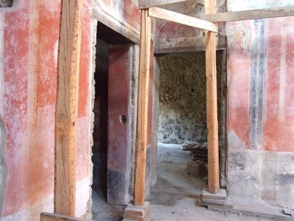 I.10.11 Pompeii. March 2009. Room 2, north-west corner of atrium.
