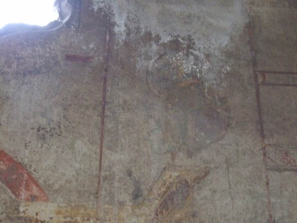 I.11.6 Pompeii. March 2009. Room 4, wall painting from south end of east wall.