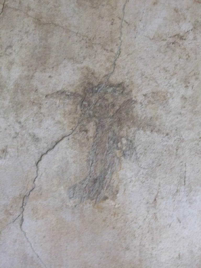 I.11.6 Pompeii. March 2009. Room 4, painted flying figure from south wall.