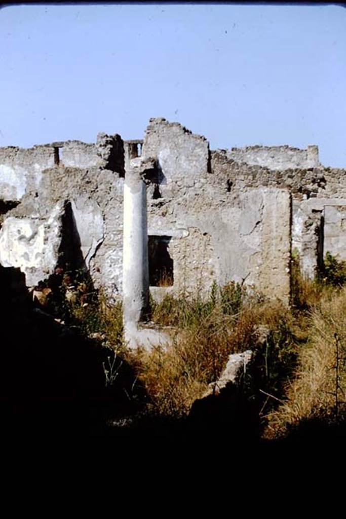I.12.3 (?) Pompeii. 1964. 
Looking north along east side of garden area. Photo by Stanley A. Jashemski.
(This photo has also been entered into I.11.14 (?).
Source: The Wilhelmina and Stanley A. Jashemski archive in the University of Maryland Library, Special Collections (See collection page) and made available under the Creative Commons Attribution-Non-Commercial License v.4. See Licence and use details.
J64f1666