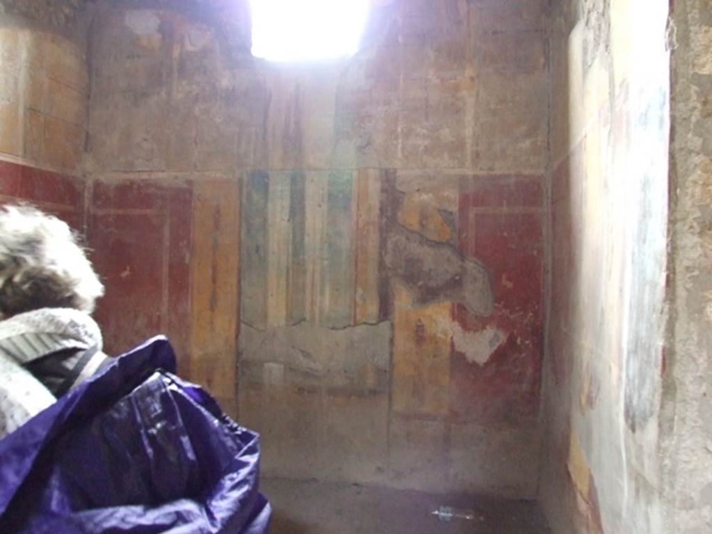 I.12.11 Pompeii.  December 2007.  Triclinium on the west side of the tablinum area.