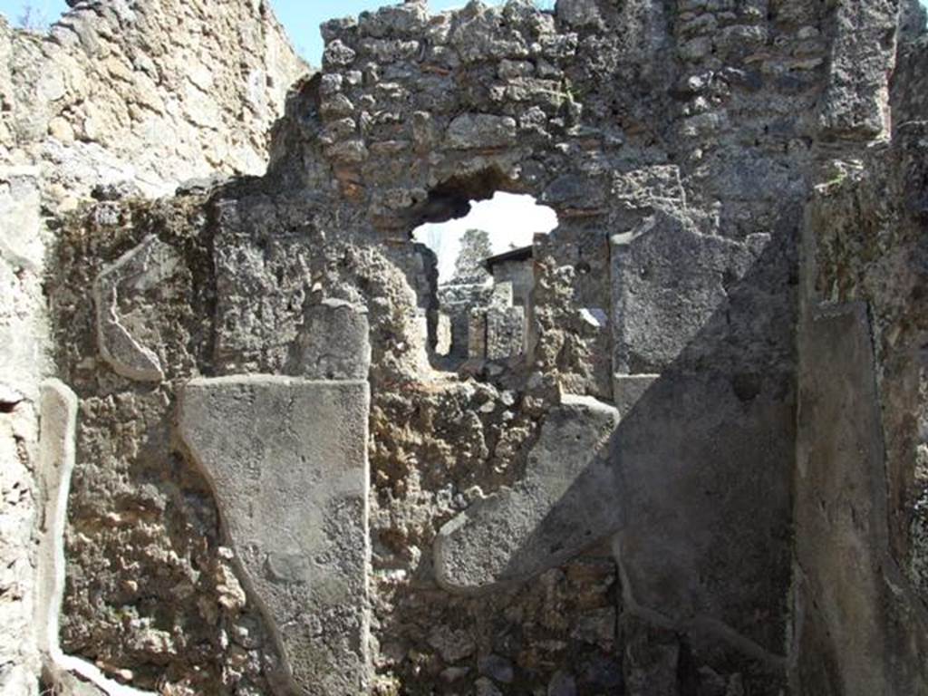 I.12.15 Pompeii. March 2009. Room 2, east wall of cubiculum.