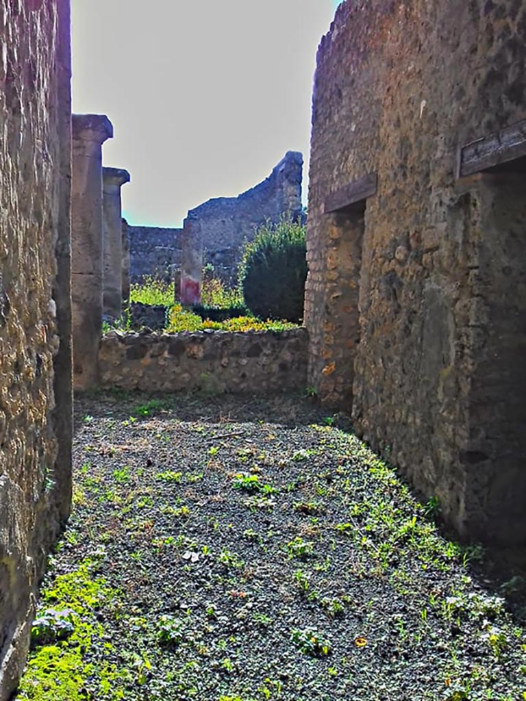 I.13.1 Pompeii. 2017/2018/2019. 
Looking south along entrance corridor. Photo courtesy of Giuseppe Ciaramella.