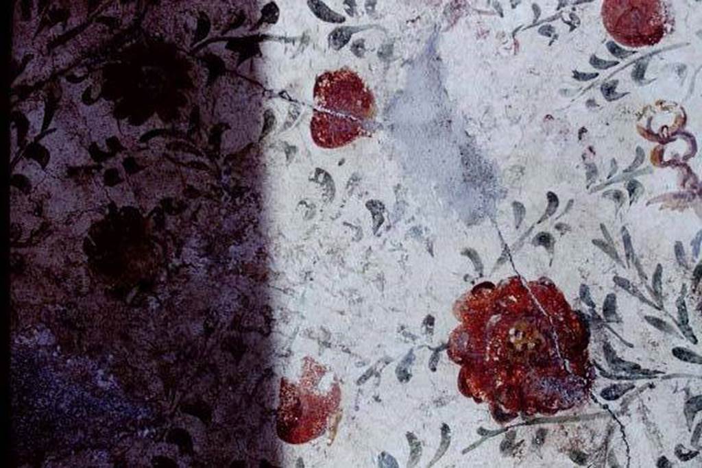 I.13.12 Pompeii. 1968. Detail from rear wall of lararium on west side of atrium. Photo by Stanley A. Jashemski.
Source: The Wilhelmina and Stanley A. Jashemski archive in the University of Maryland Library, Special Collections (See collection page) and made available under the Creative Commons Attribution-Non Commercial License v.4. See Licence and use details.
J68f1999