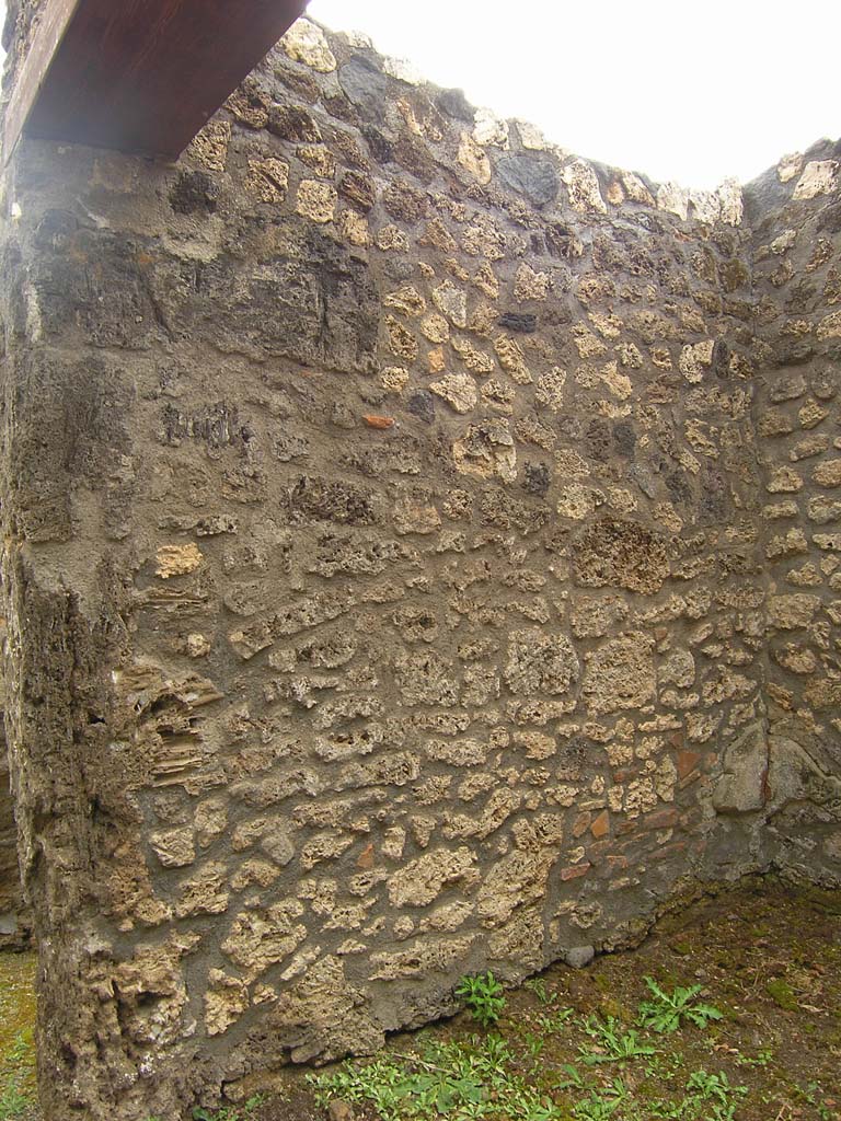 I.14.2 Pompeii. July 2008. Room F, east wall. Photo courtesy of Guilhem Chapelin.
