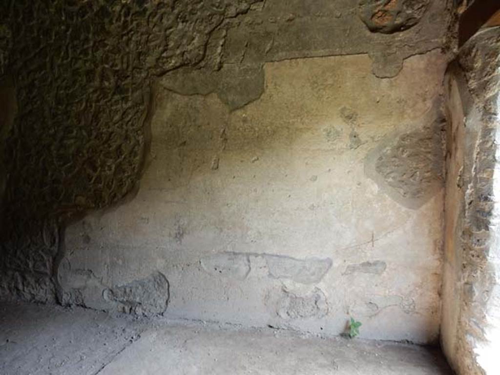 I.15.3 Pompeii. May 2015. East wall of triclinium 1. Photo courtesy of Buzz Ferebee.