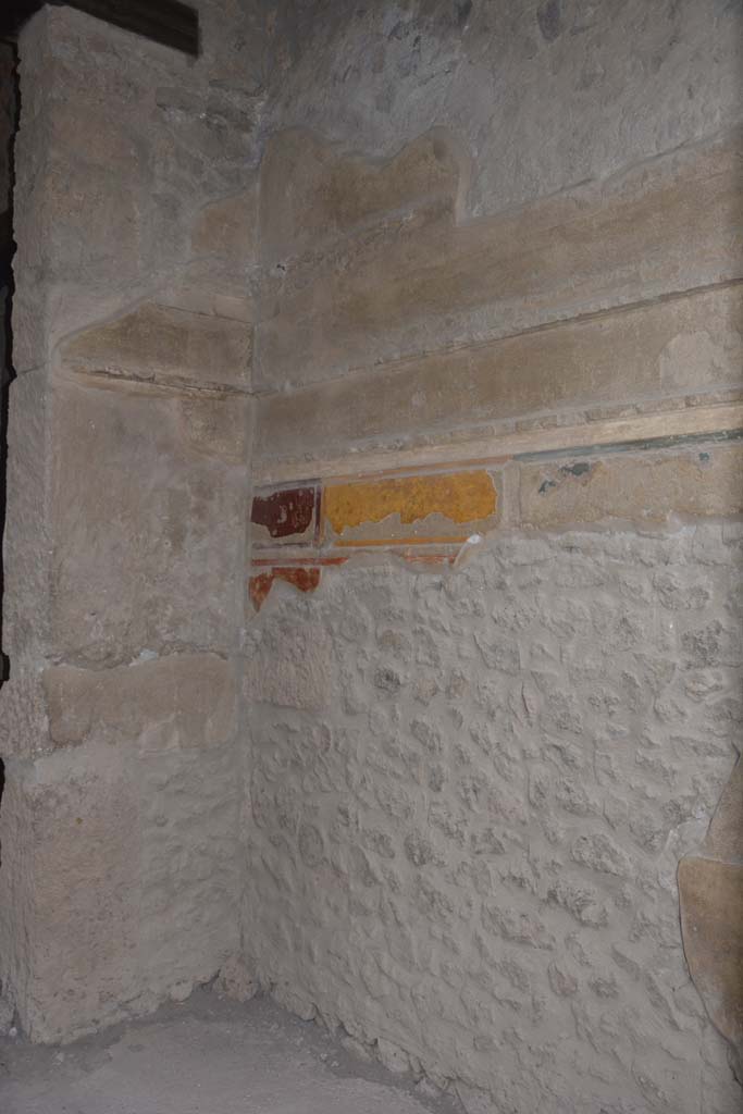 I.15.3 Pompeii. October 2017. Room 5, looking along west wall towards south-west corner.
Foto Annette Haug, ERC Grant 681269 DÉCOR.