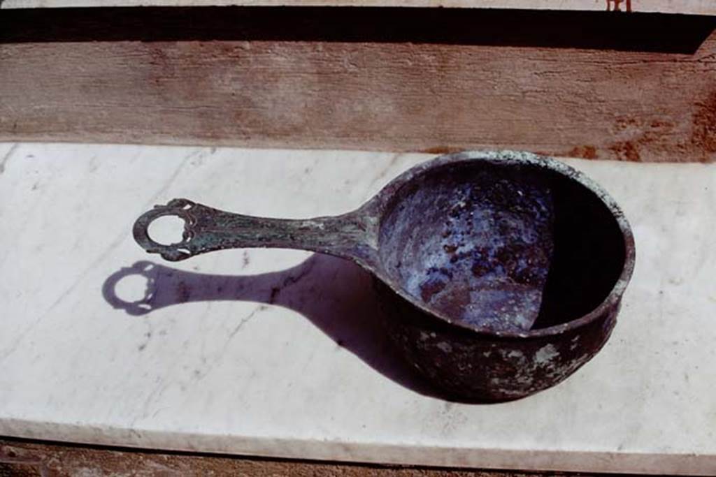 I.20.5 Pompeii. 1973. Object found. Photo by Stanley A. Jashemski. 
Source: The Wilhelmina and Stanley A. Jashemski archive in the University of Maryland Library, Special Collections (See collection page) and made available under the Creative Commons Attribution-Non Commercial License v.4. See Licence and use details. J73f0571
