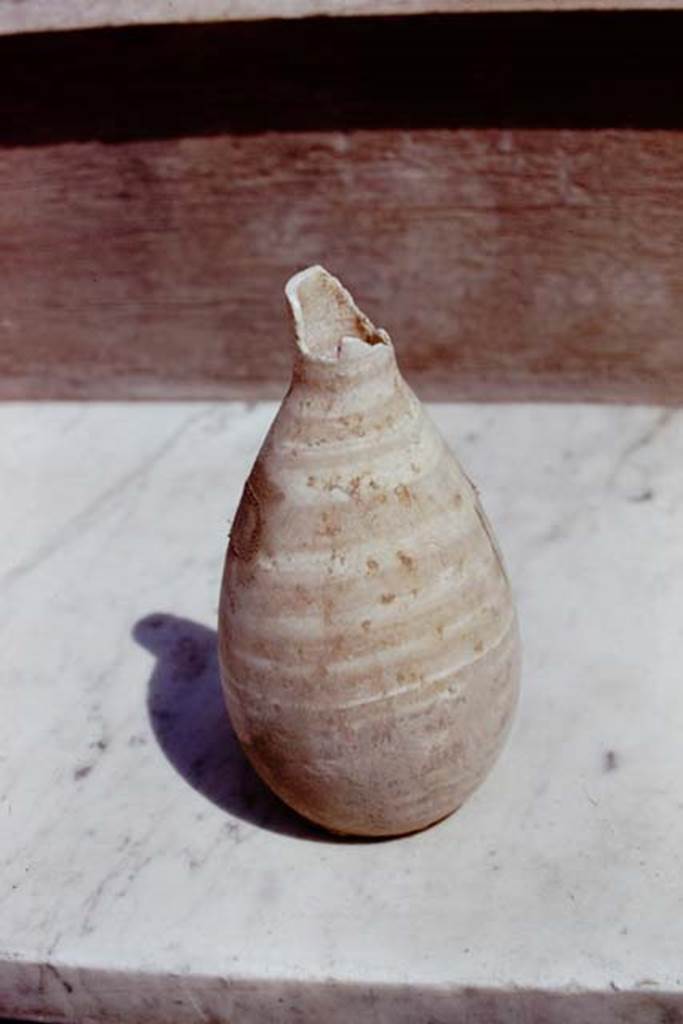 I.20.5 Pompeii. 1973. Object found. Photo by Stanley A. Jashemski. 
Source: The Wilhelmina and Stanley A. Jashemski archive in the University of Maryland Library, Special Collections (See collection page) and made available under the Creative Commons Attribution-Non Commercial License v.4. See Licence and use details. J73f0572
See Cronache Pompeiane 1, 1975: Jashemski, W. The gardens of Pompeii, (p.69-71).