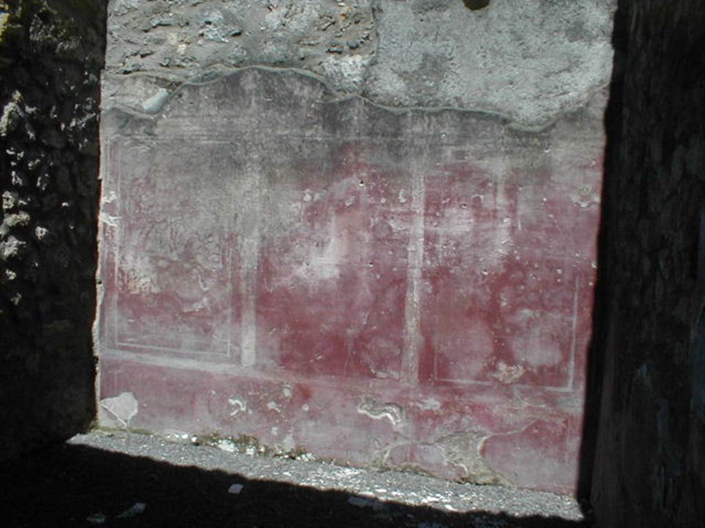 I.21.2 Pompeii. May 2005. East wall of cubiculum.