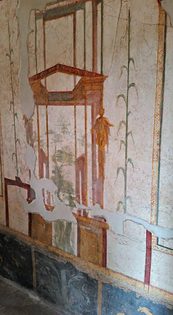 II.2.2 Pompeii. 2016/2017. 
Room “d”, centre of north wall. Photo courtesy of Giuseppe Ciaramella.