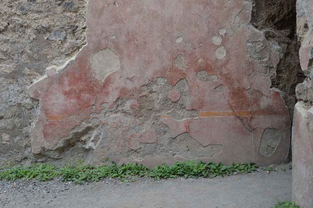 II.2.3 Pompeii. October 2017. Detail of east wall in south-east corner.
Foto Taylor Lauritsen, ERC Grant 681269 DÉCOR.