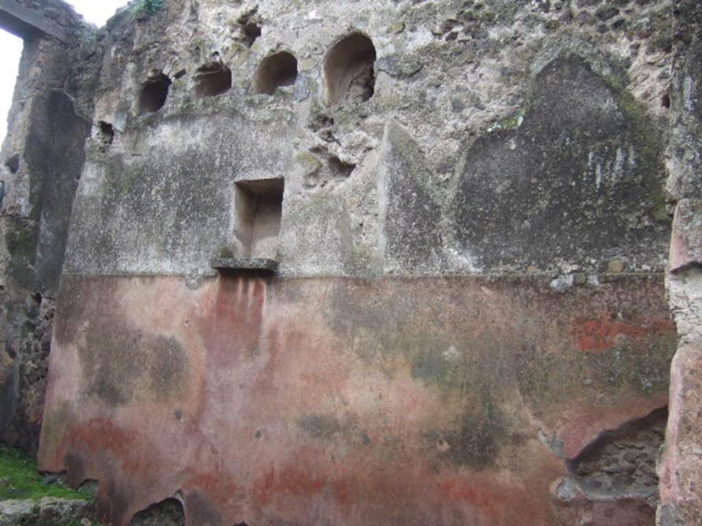 II.2.3 Pompeii. December 2005. East wall, looking north.
