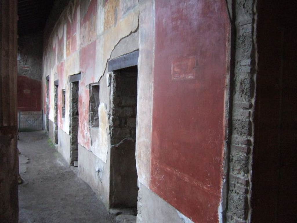 II.3.3 Pompeii. December 2006. Room 11, looking south along west portico