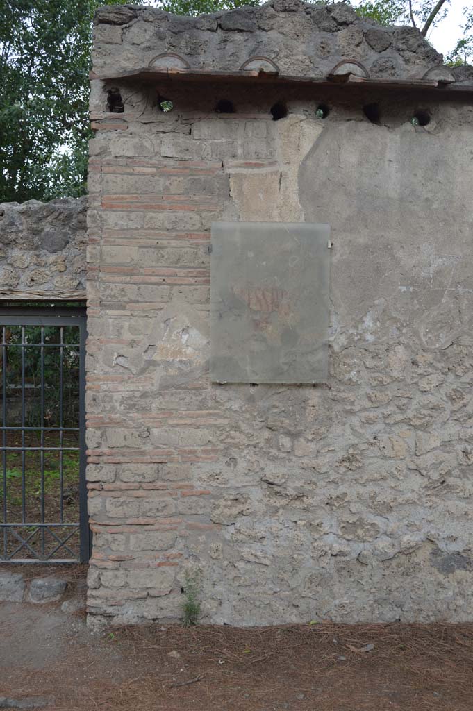 II.3.9 Pompeii. October 2017. East of entrance doorway, graffiti.
Foto Taylor Lauritsen, ERC Grant 681269 DÉCOR.