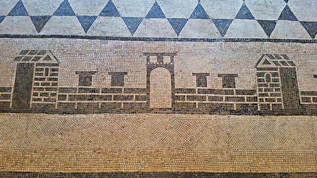 II.4.6 Pompeii. July 2019. Border edging of mosaic in atrium.
On display in Naples Archaeological Museum.  Photo courtesy of Giuseppe Ciaramella.