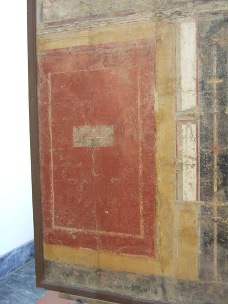 II.4.10 Pompeii. Detail of Wall from Tablinum of Praedia di Guilia Felice (Julia Felix).  Now in Naples Archaeological Museum.