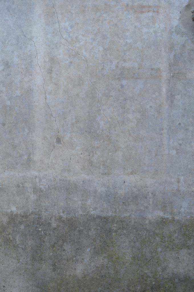 II.4.10 Pompeii. March 2019. 
Detail of remaining painted stucco on exterior south wall in peristyle/garden area.
Foto Taylor Lauritsen, ERC Grant 681269 DÉCOR.