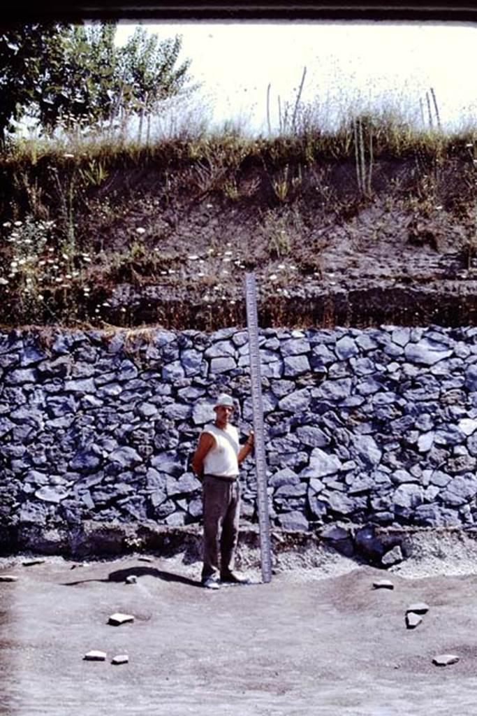II.5 Pompeii. 1970. The new retaining wall.  Photo by Stanley A. Jashemski.
Source: The Wilhelmina and Stanley A. Jashemski archive in the University of Maryland Library, Special Collections (See collection page) and made available under the Creative Commons Attribution-Non Commercial License v.4. See Licence and use details.
J70f0792