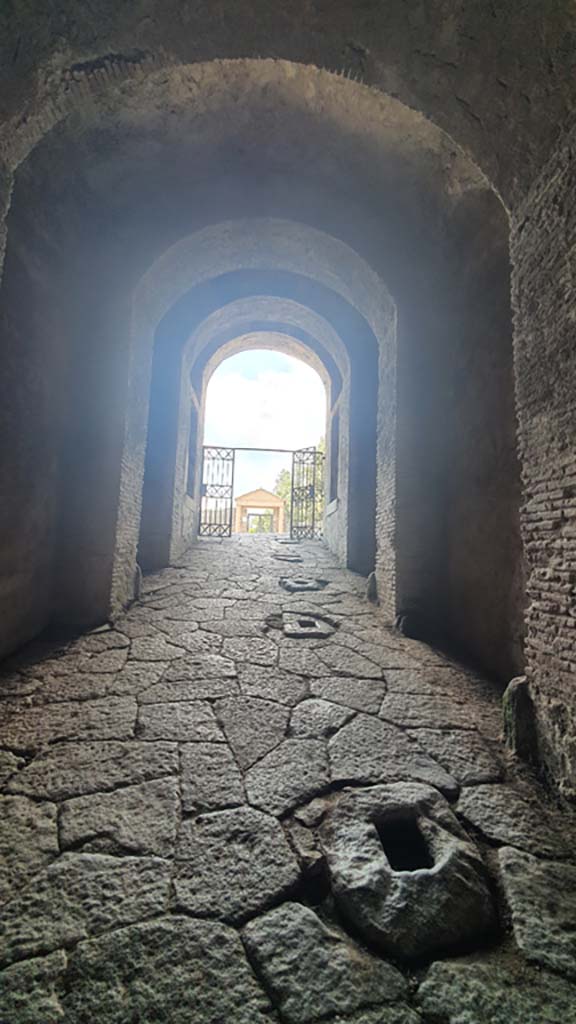 II.6 Pompeii. July 2021. Looking north along corridor towards entrance.
Foto Annette Haug, ERC Grant 681269 DÉCOR.