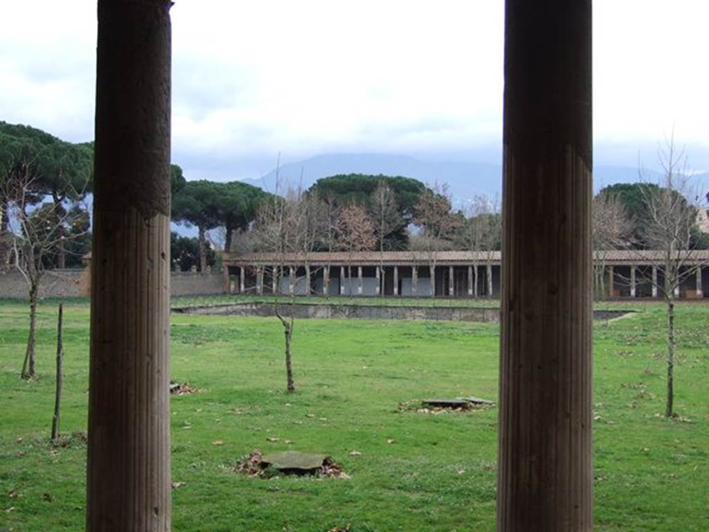 II.7.7 Pompeii. Palaestra. December 2006. View of Piscina or swimming pool.