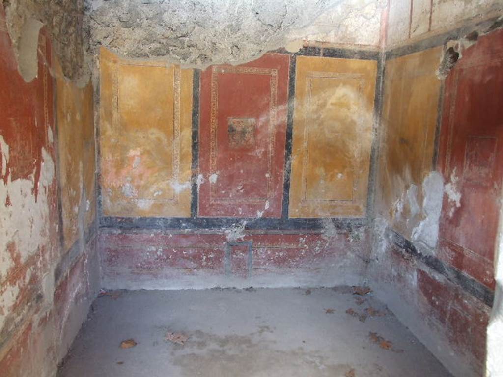 II.8.6 Pompeii. December 2006. Room with painted walls.