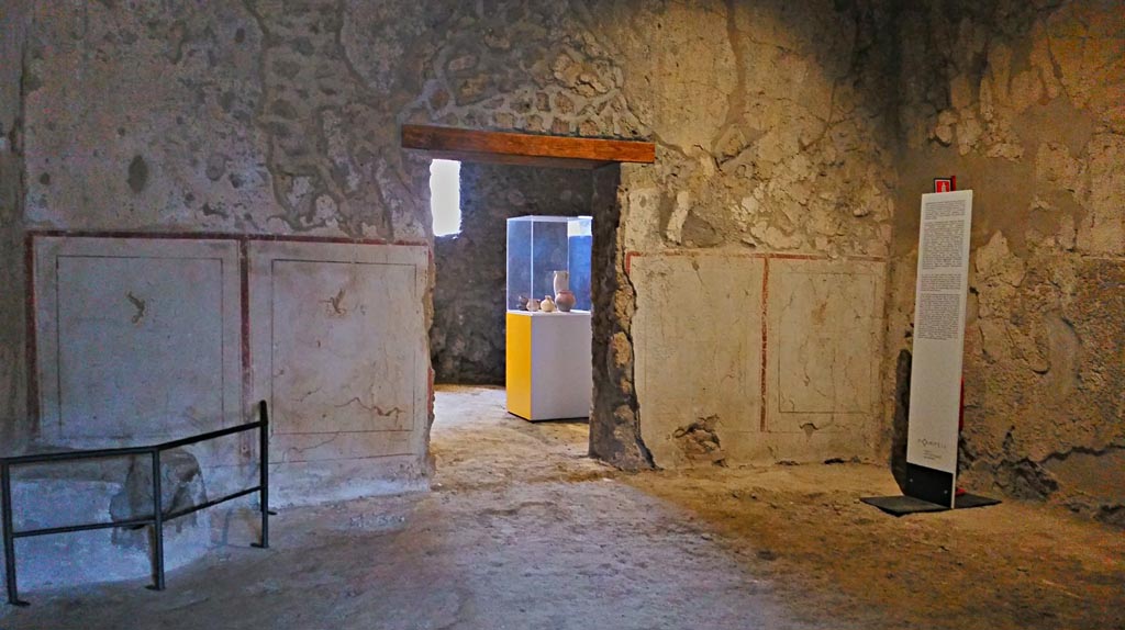 II.9.3 Pompeii. 2017/2018/2019. 
Room 11, atrium, looking towards east wall with doorway to room 14. Photo courtesy of Giuseppe Ciaramella.