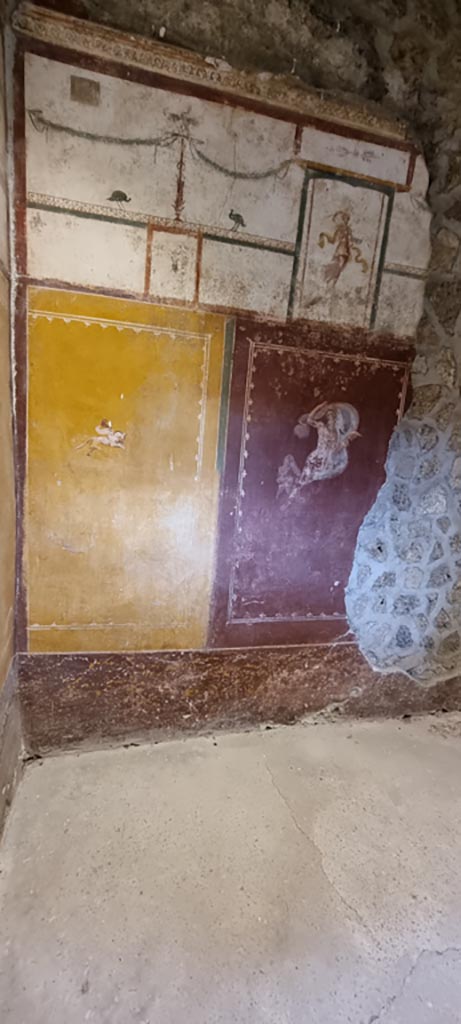 II.9.4 Pompeii. December 2023.
Room 6, looking towards west wall in south-west corner. 
Photo courtesy of Miriam Colomer.