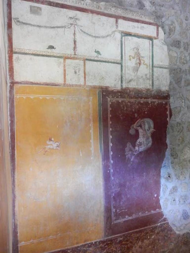 II.9.4, Pompeii. May 2018. Room 6, west wall. Photo courtesy of Buzz Ferebee.