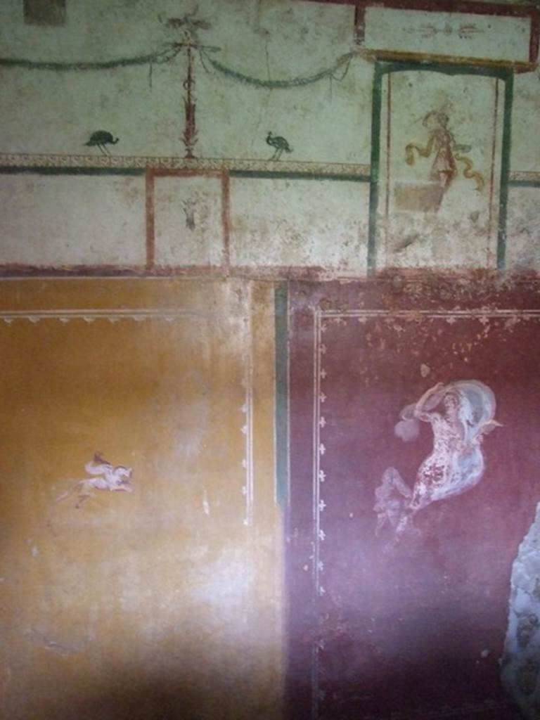 II.9.4 Pompeii. December 2007. Room 6, west wall in south-west corner.