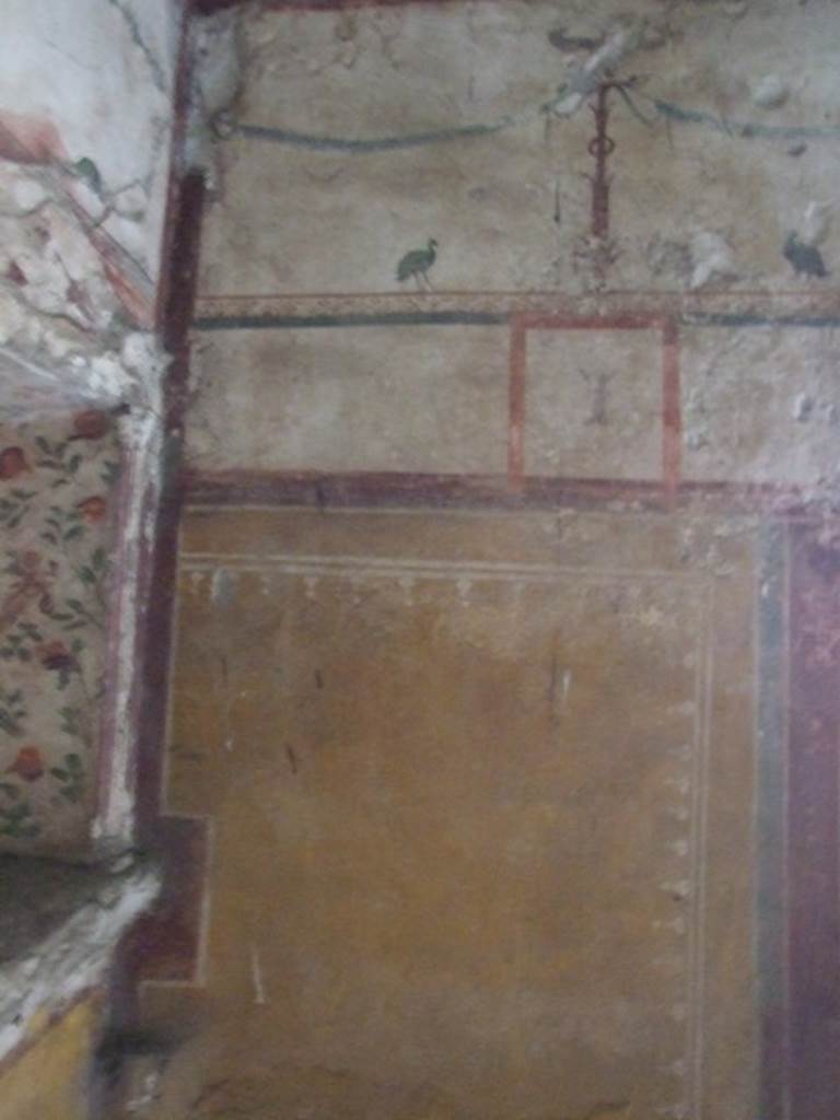 II.9.4 Pompeii. December 2007. Room 6, east wall in north-east corner of cubiculum.