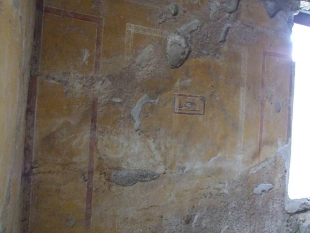II.9.4 Pompeii. December 2007. Room 8, east wall on north side of window.