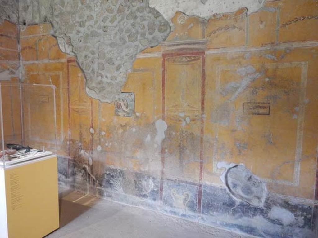 II.9.4, Pompeii. May 2018. Room 8, looking towards west wall of oecus. Photo courtesy of Buzz Ferebee.