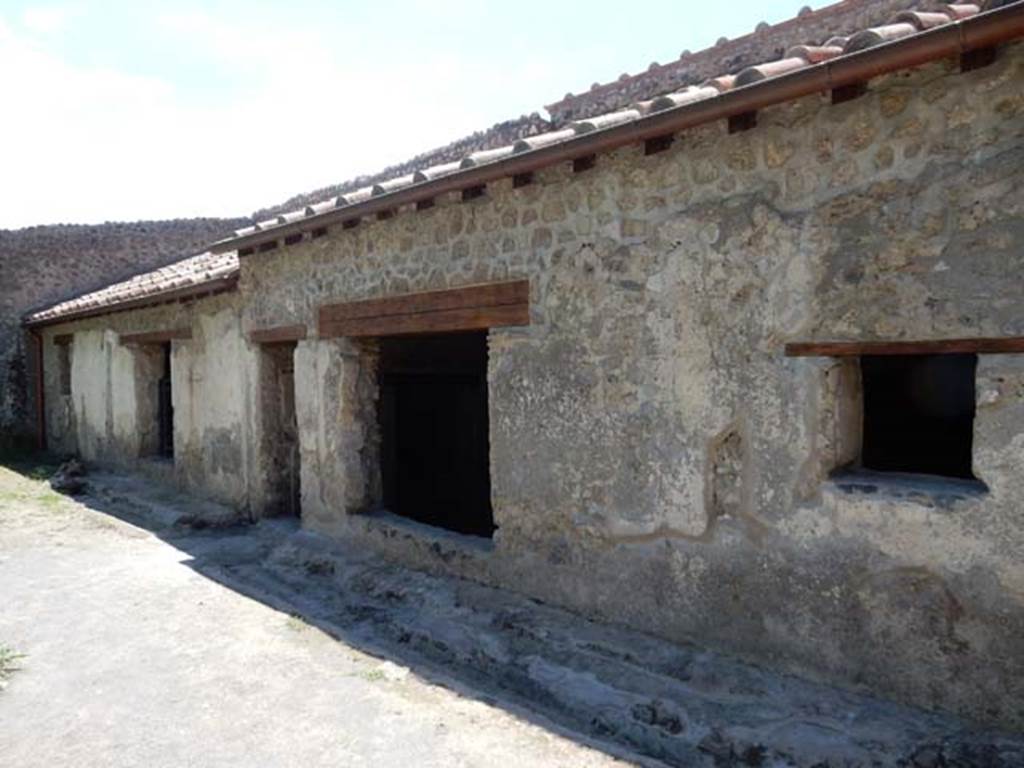 II.9.4, Pompeii. May 2018. Looking towards west wall of garden area. Photo courtesy of Buzz Ferebee.