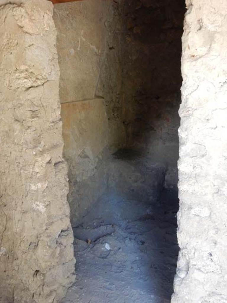 II.9.4, Pompeii. May 2018. Looking through doorway into latrine.
Photo courtesy of Buzz Ferebee.