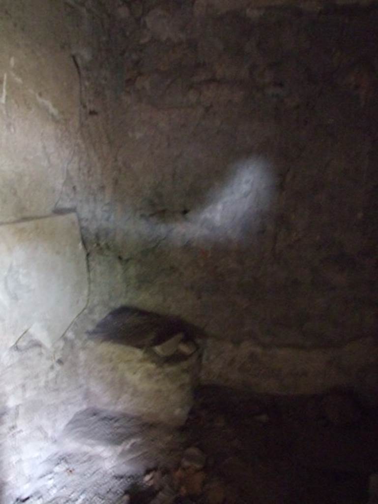 II.9.4 Pompeii. December 2007. Latrine on west side of kitchen area.