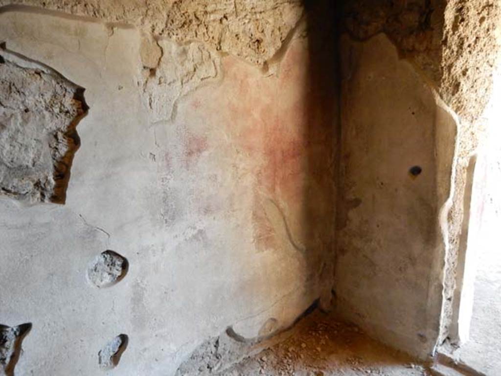 II.9.5, Pompeii, May 2018. Room 7, looking towards south-west corner, and doorway in west wall to south portico of peristyle. Photo courtesy of Buzz Ferebee.