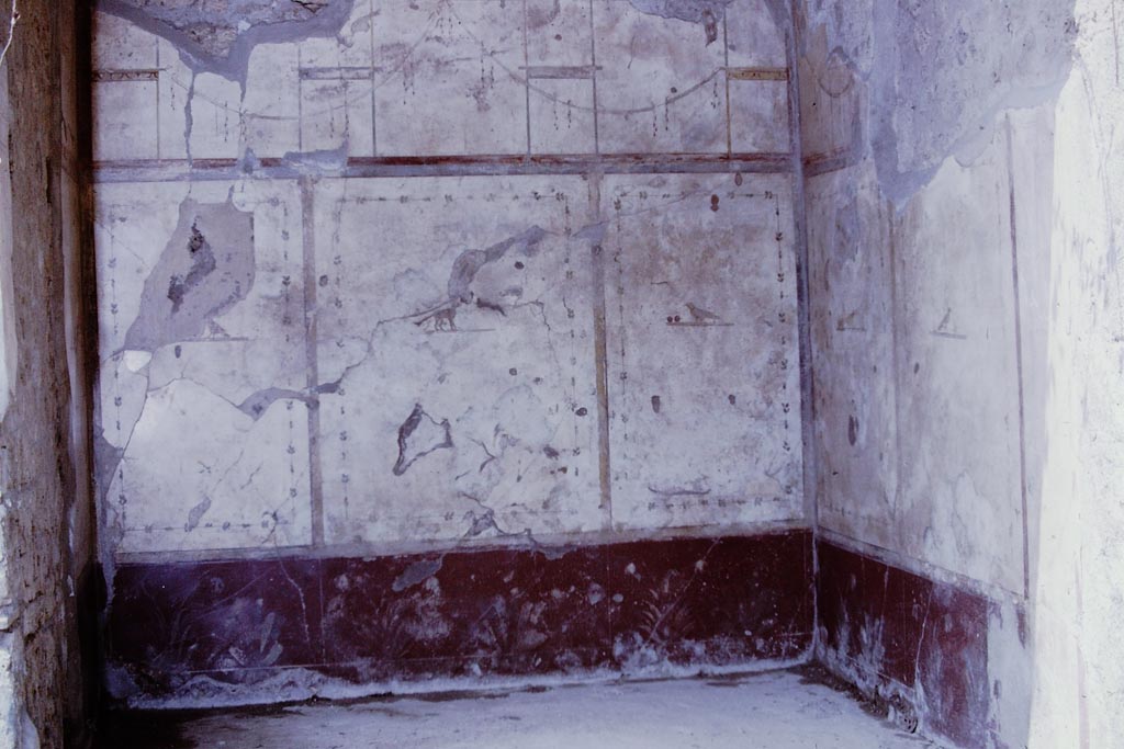 III.2.1 Pompeii. 1968. Room 5, looking west. Photo by Stanley A. Jashemski.
Source: The Wilhelmina and Stanley A. Jashemski archive in the University of Maryland Library, Special Collections (See collection page) and made available under the Creative Commons Attribution-Non Commercial License v.4. See Licence and use details.
J68f0400