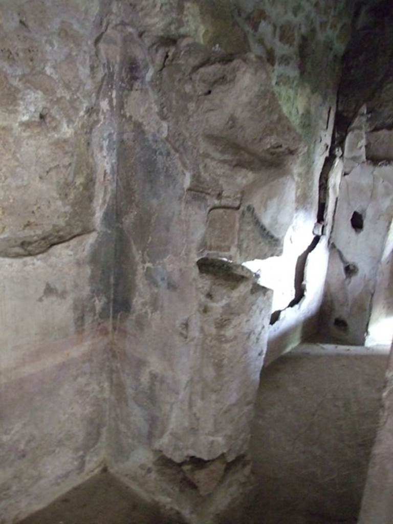 III.2.1 Pompeii.  March 2009.  Room 12.  Apodyterium.  South west corner and door into Caldarium, room 13.