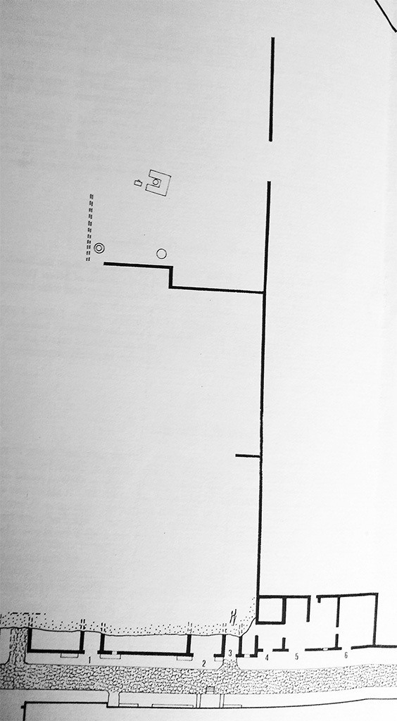 III.7.1-6 Pompeii. Plan as shown in CTP III. 
See Van der Poel, H. B., 1986. Corpus Topographicum Pompeianum, Part IIIA. Austin: University of Texas, p.64, and plan on p. 65.