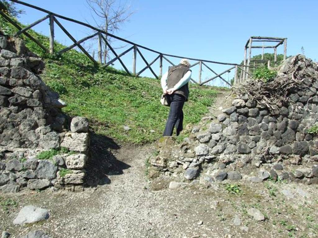 III.7 Pompeii. March 2009. Entrance to area of vineyards on north side of Via dell’Abbondanza.
