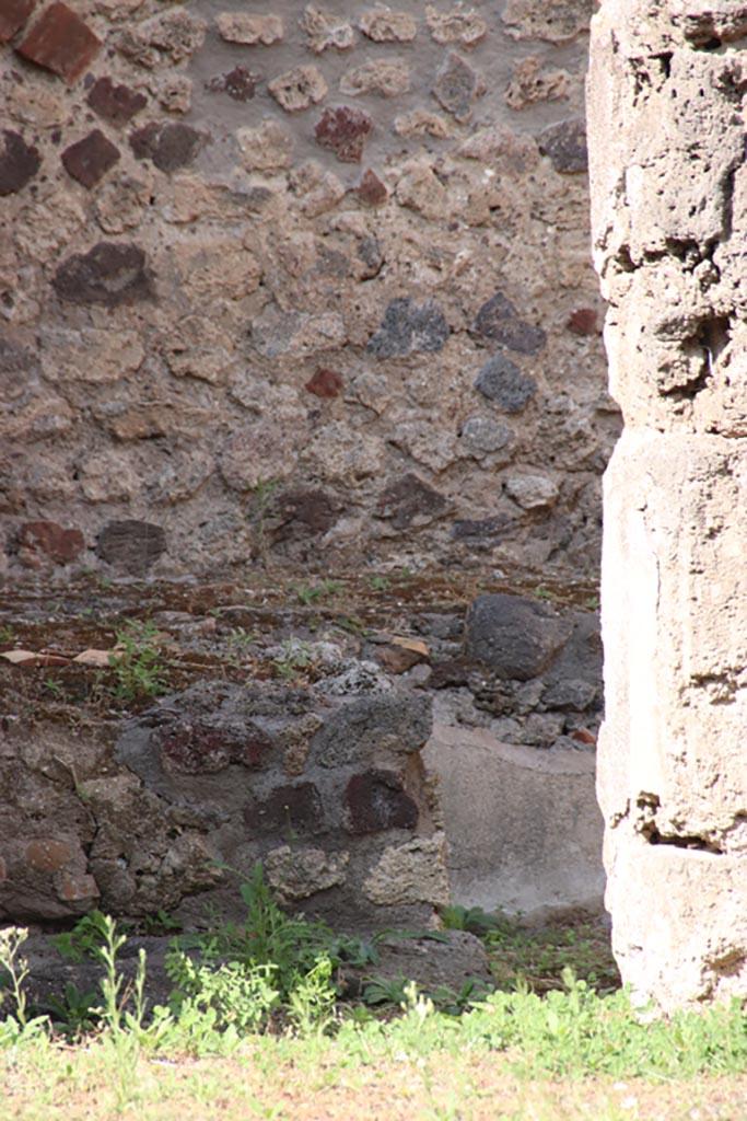 V.1.3 Pompeii. October 2023. 
Looking into nymphaeum from doorway in atrium. Photo courtesy of Klaus Heese.